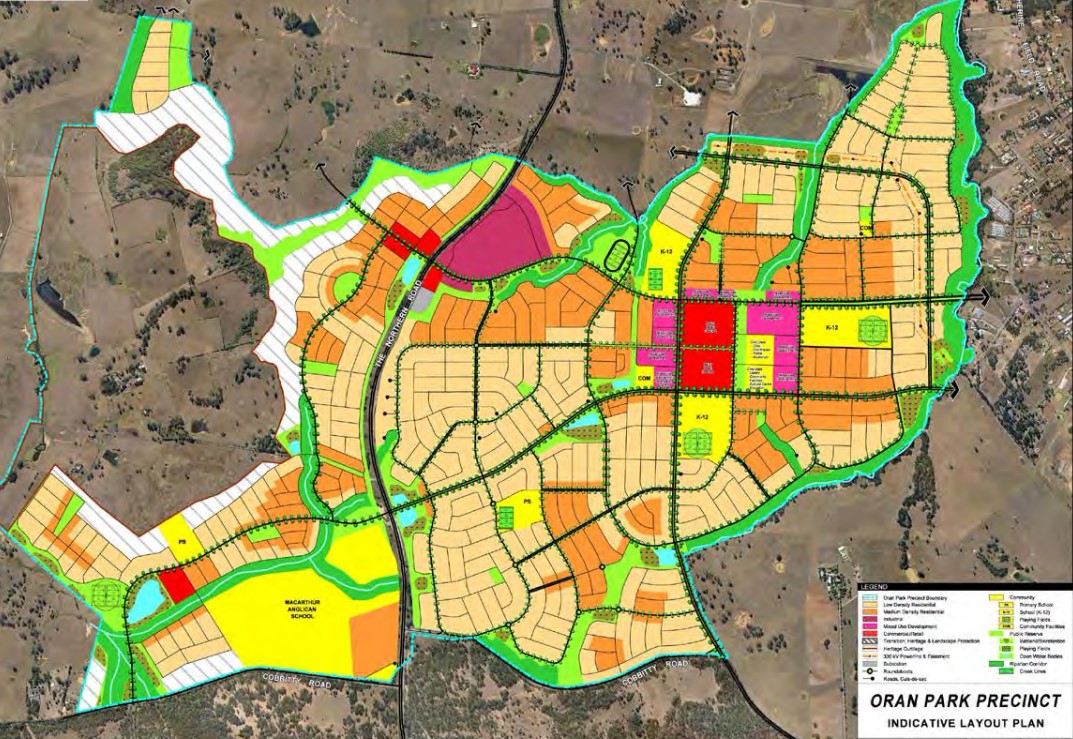 Oran Park Precinct -Indicative Layout Plan